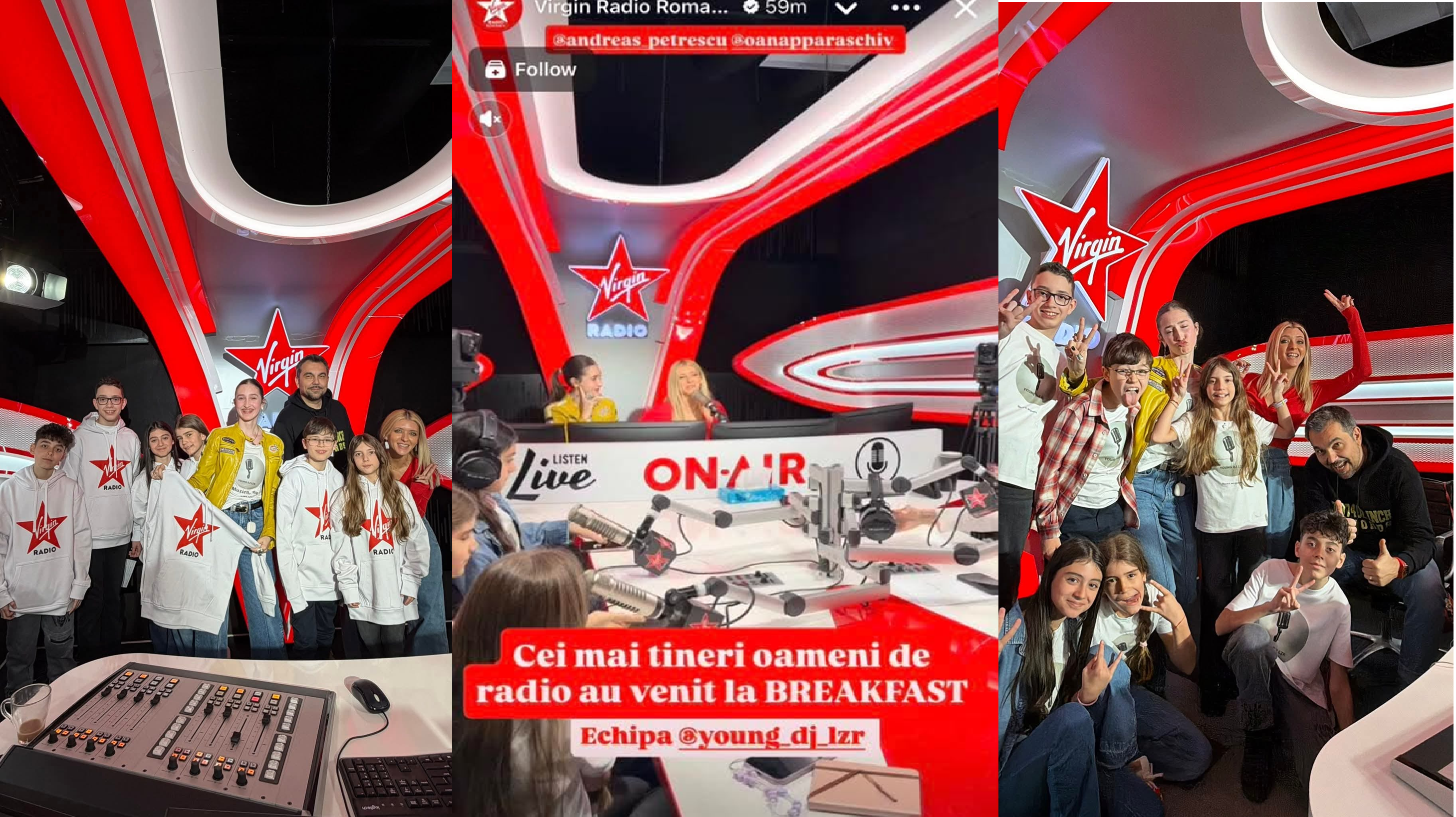 🎙️ Young DJ LZR la matinalul de la Virgin Radio Romania